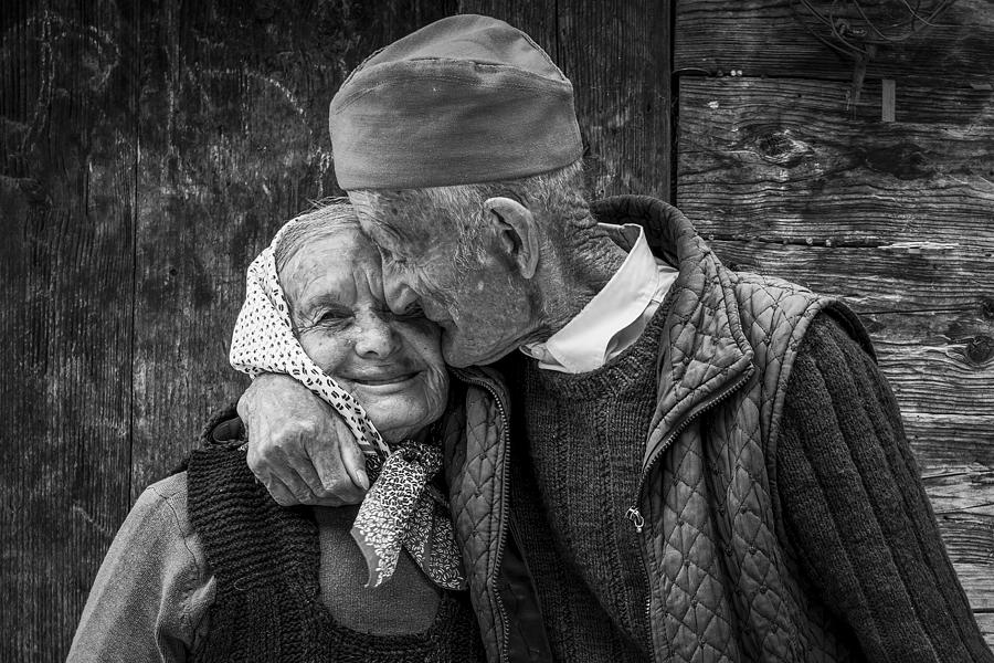Black And White Photograph - Love In A Country Way by Dragan Lapcevic