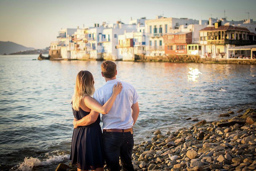 Love in Mykonos Photograph by Colin Collins