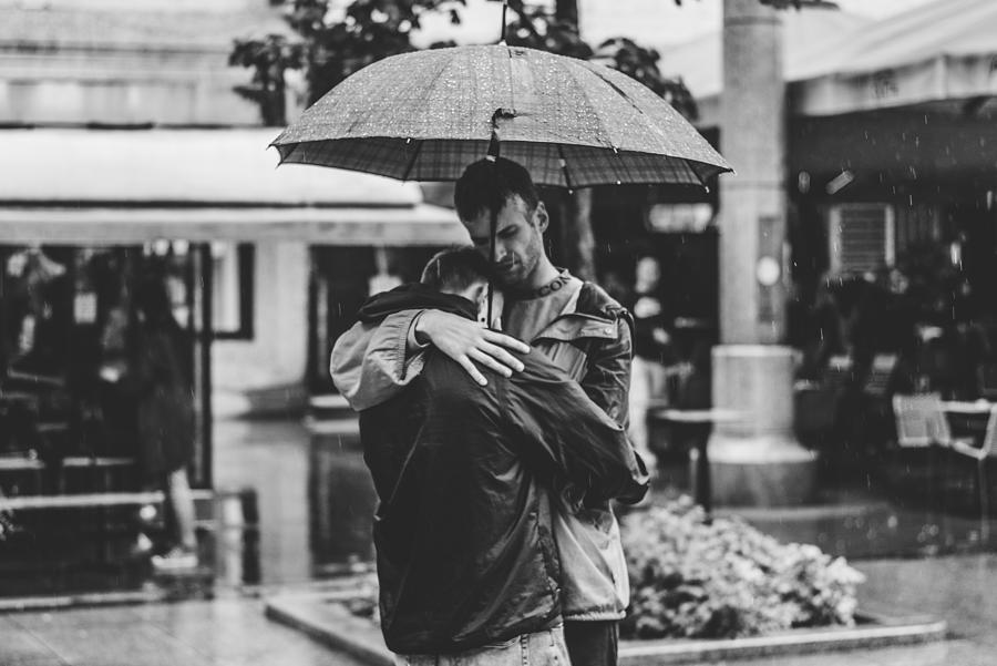 Umbrella Photograph - Love Is Love by Marko Laca