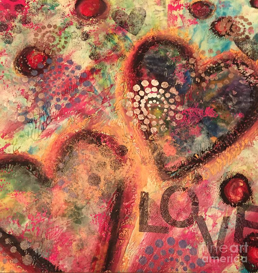 Mixed Media Mixed Media - Love 2 by Jessica Waters Mixed Media Mixed Media - Love 2 by Jessica Waters