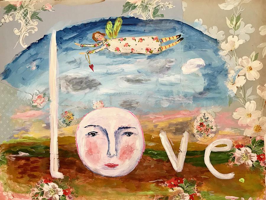 Love Mixed Media by Julie Whitmore