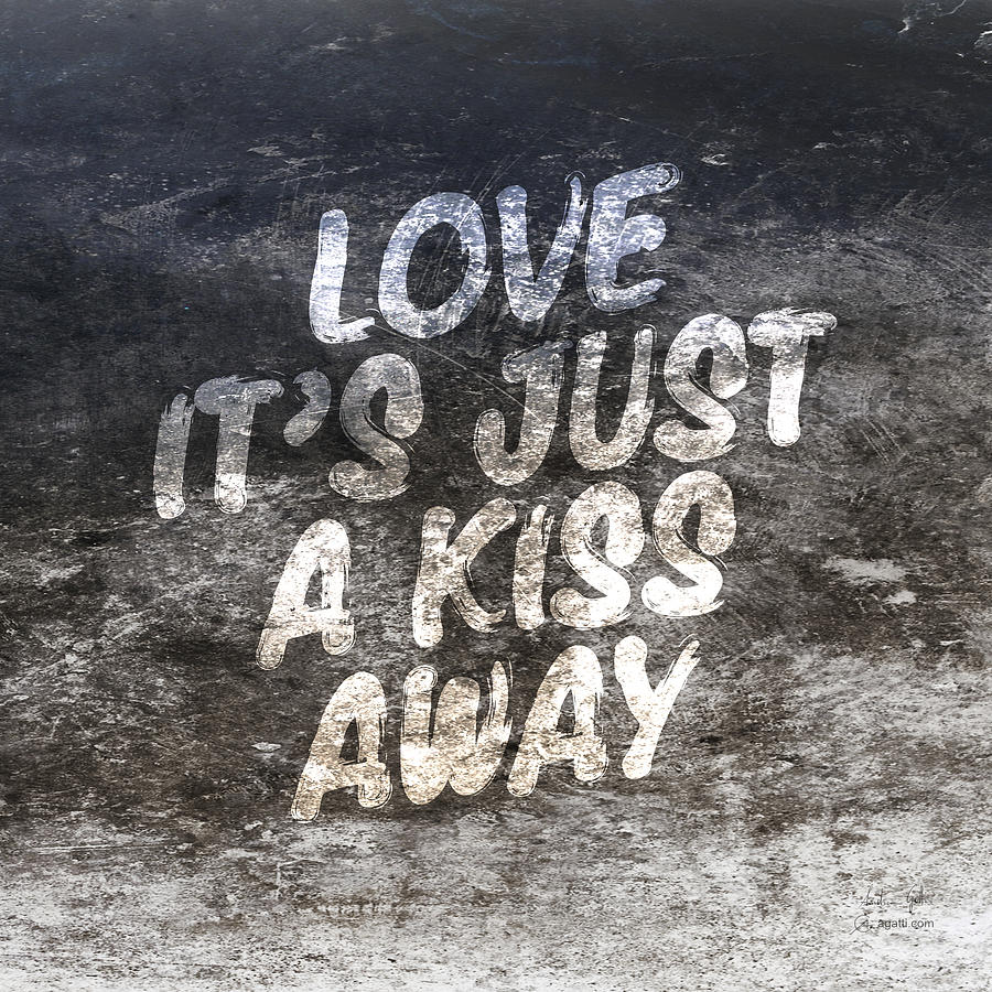 Love Kiss Away Digital Art by Andrea Gatti