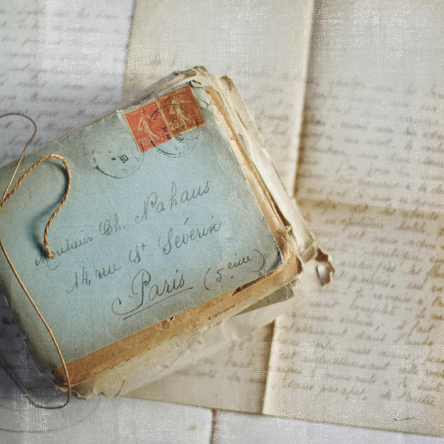 Still Life Photograph - Love Letters I by Sue Schlabach