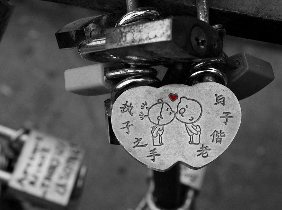 Love Photograph - Love Locks by Christine Buckley Love Photograph - Love Locks by Christine Buckley