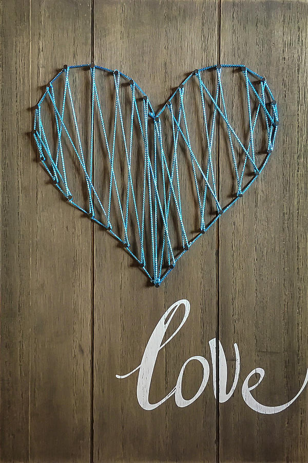 Love Love Love Powerful Life Giving Signage Art Photograph by Reid Callaway