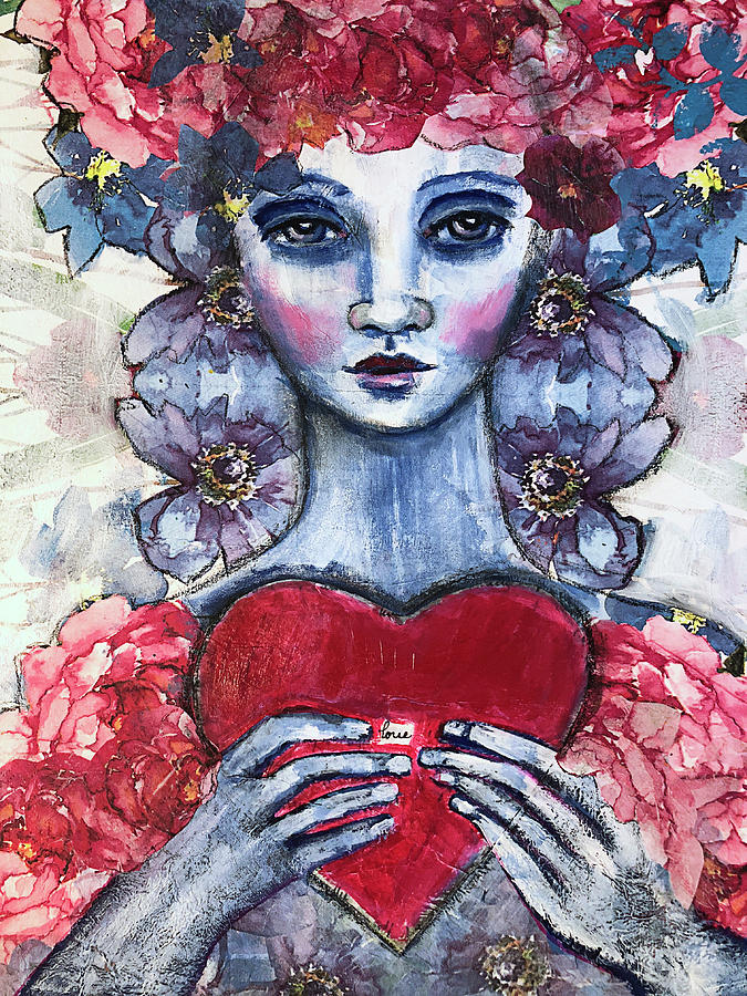 Love Mixed Media by Lynn Colwell