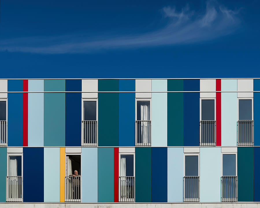 Love My Blue Residence Photograph by Luc Vangindertael