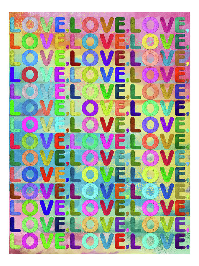 Abstract Painting - Love by Nicholas Miller & Thomas Hussung