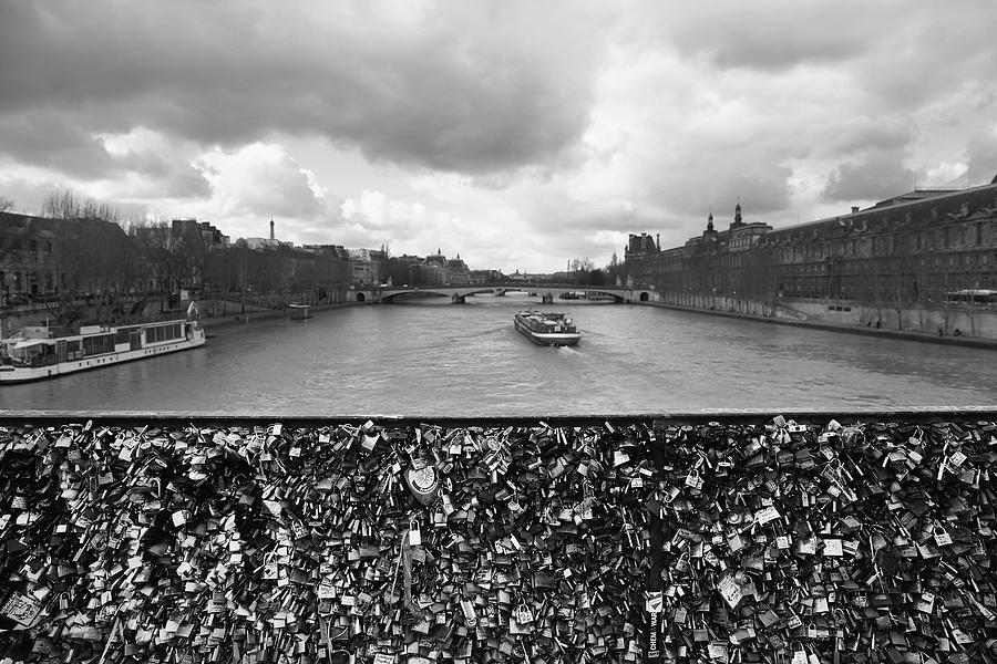 Love Padlocks On Paris Bridges Photograph by Vittorio Zunino Celotto