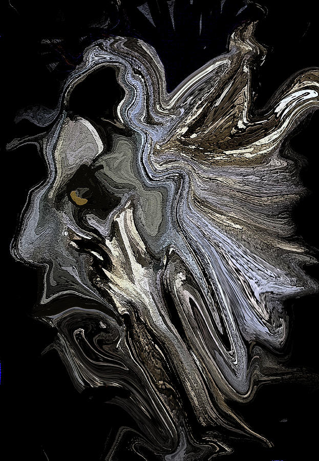 Abstract Digital Art - The Drifter by Sherris - Of Palm Springs Abstract Digital Art - The Drifter by Sherris - Of Palm Springs