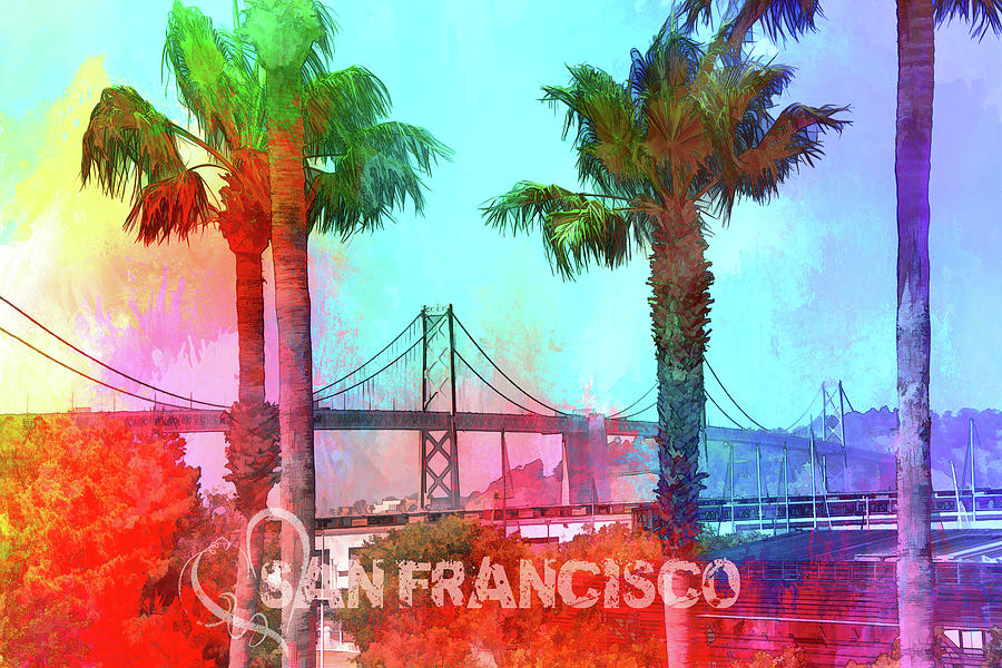 LOVE San Francisco 2 Digital Art by Terry Davis