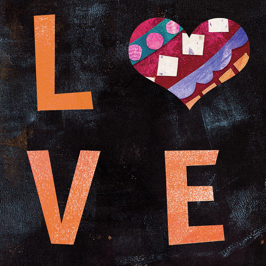 Typography Painting - Love by Summer Tali Hilty
