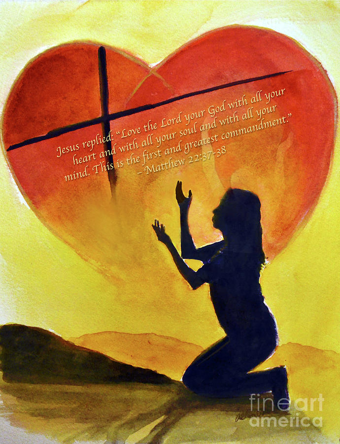 Love the Lord Painting by Allison Ashton