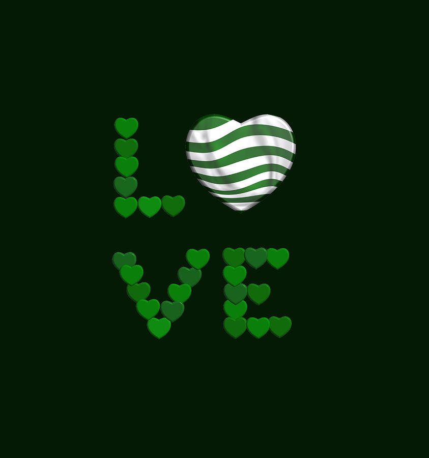Love to white and green stripes by Alberto RuiZ Love to white and green stripes by Alberto RuiZ
