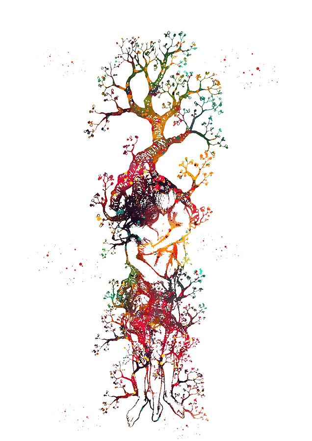 Love Tree Digital Art - Love Tree by Erzebet S
