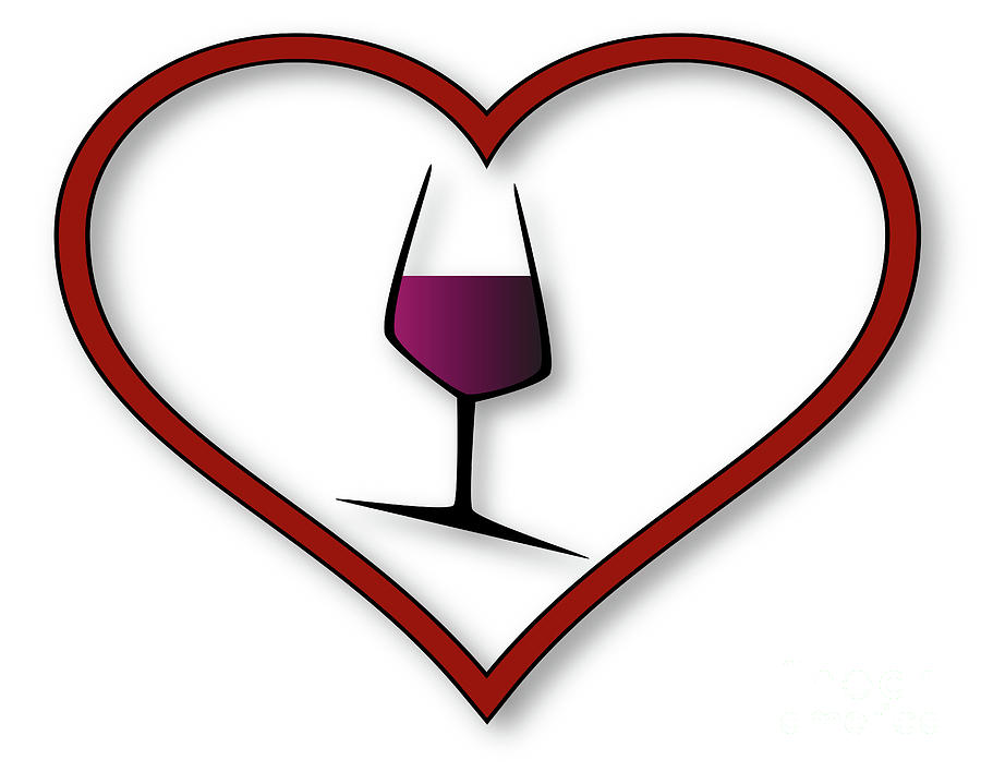 Love Wine Digital Art by Bigalbaloo Stock - Pixels