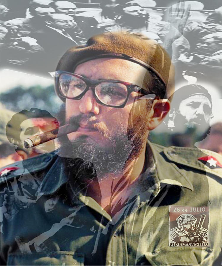 Loved Fidel Digital Art by Jose Rojas