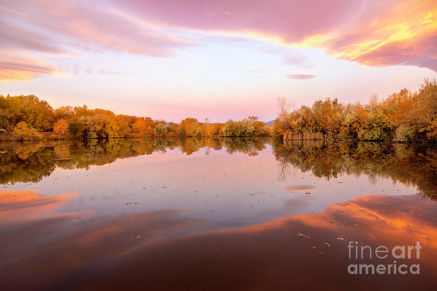 Fall Photograph - Loveland Colorado Fall Reflection by Ronda Kimbrow