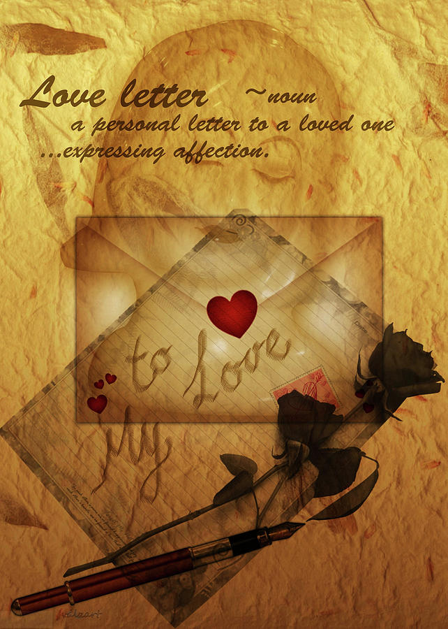 Loveletter Digital Art by Valerie Anne Kelly - Fine Art America