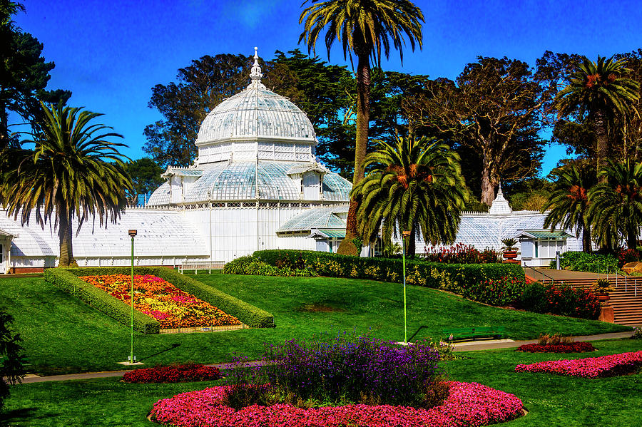 Lovely Old Conservatory Of Flowers Photograph by Garry Gay