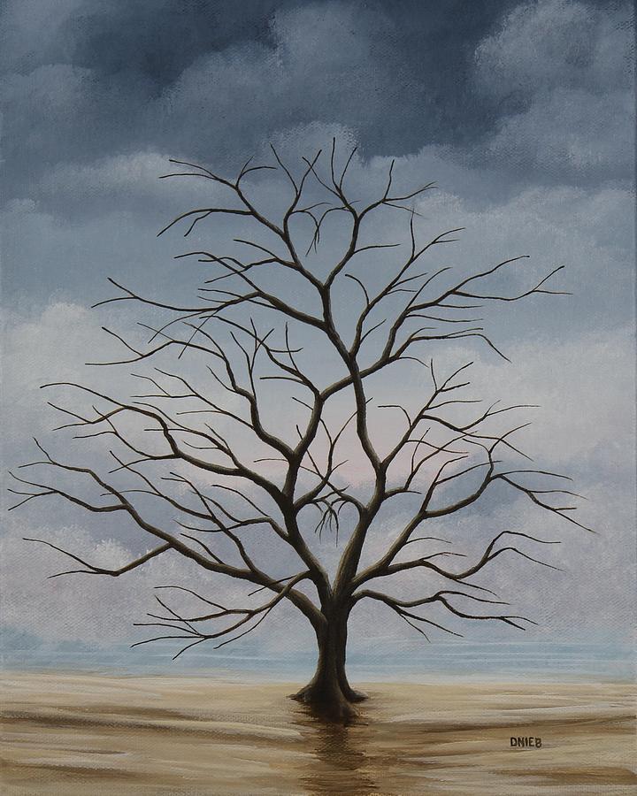 Tree of Love - Love's Mystery Painting by Dan Niebrzydowski - Fine Art ...