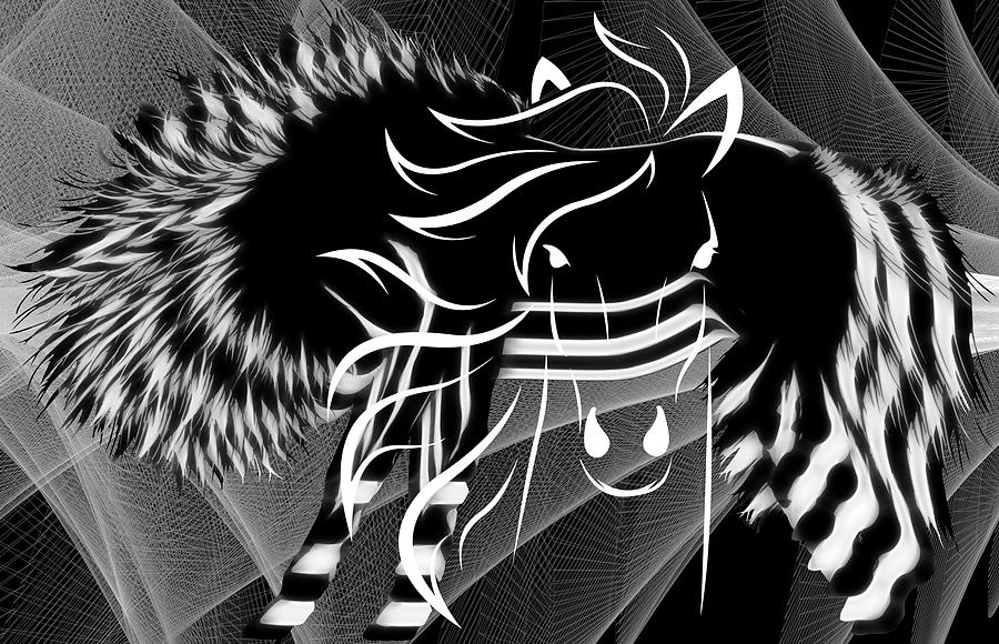 Loving Horses - Digital Art by Ericamaxine Price Loving Horses - Digital Art by Ericamaxine Price