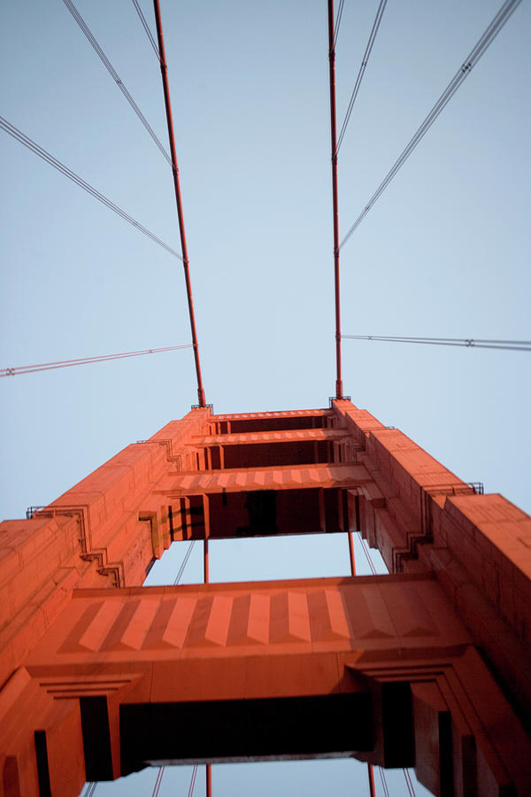 Low Angle View Of A Bridge, Golden Gate Photograph by Medioimages/photodisc