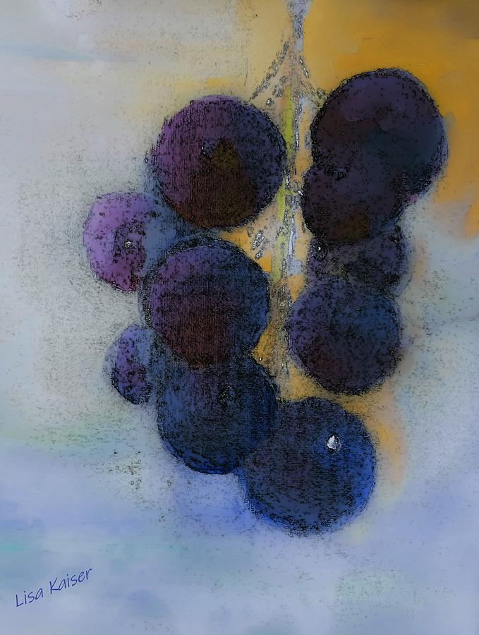 Low Hanging Fruit Painting Digital Art by Lisa Kaiser