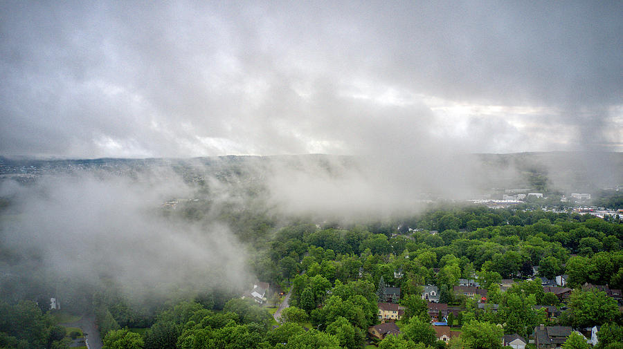 Low Level Clouds NY Photograph by Anthony Giammarino