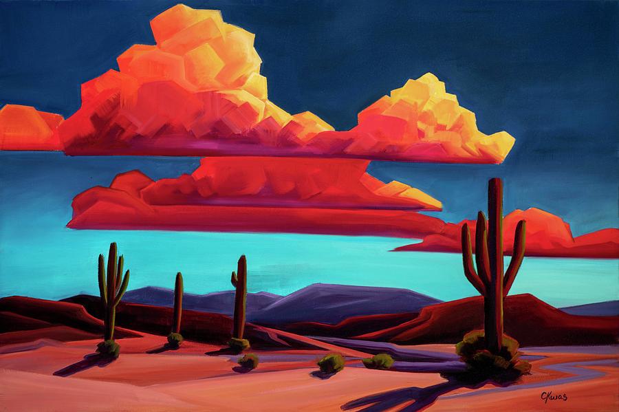 desert sky painting