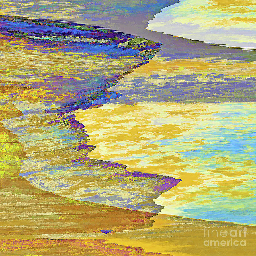 Low Tide Abstract Squared II Photograph by Regina Geoghan