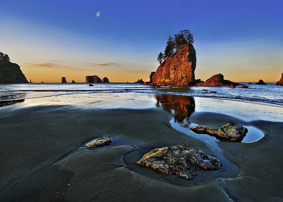 Morning Low Tide at Second Beach Photograph by John Christopher