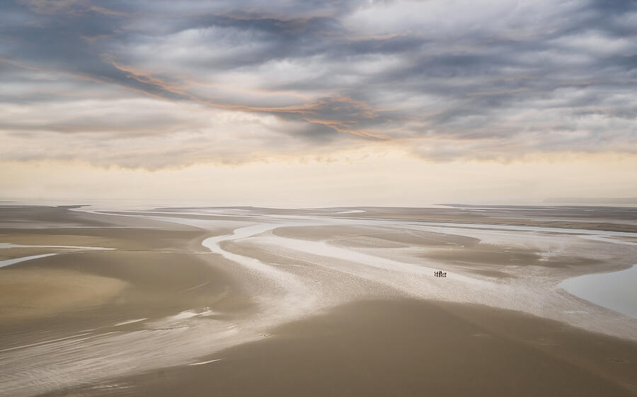 Low Tide Photograph by Marc Van Oostrum