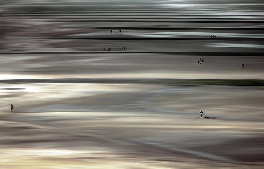 Low Tide Photograph by Yvette Depaepe