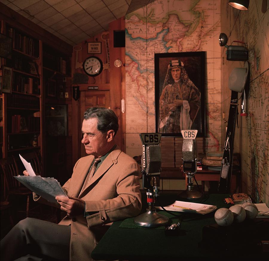Lowell Thomas Photograph by Slim Aarons