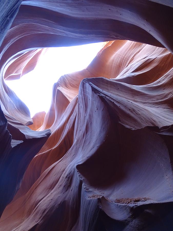 Lower Antelope Canyon Pinks and Blues Photograph by Doris Aguirre