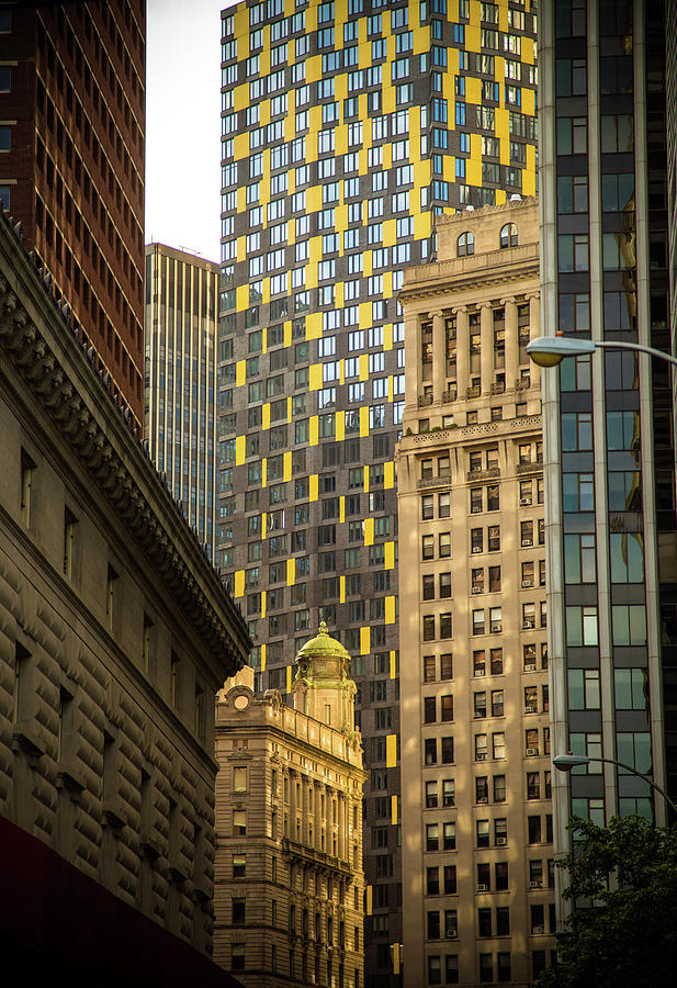 Lower Manhattan Office Towers Photograph by Hal Bergman