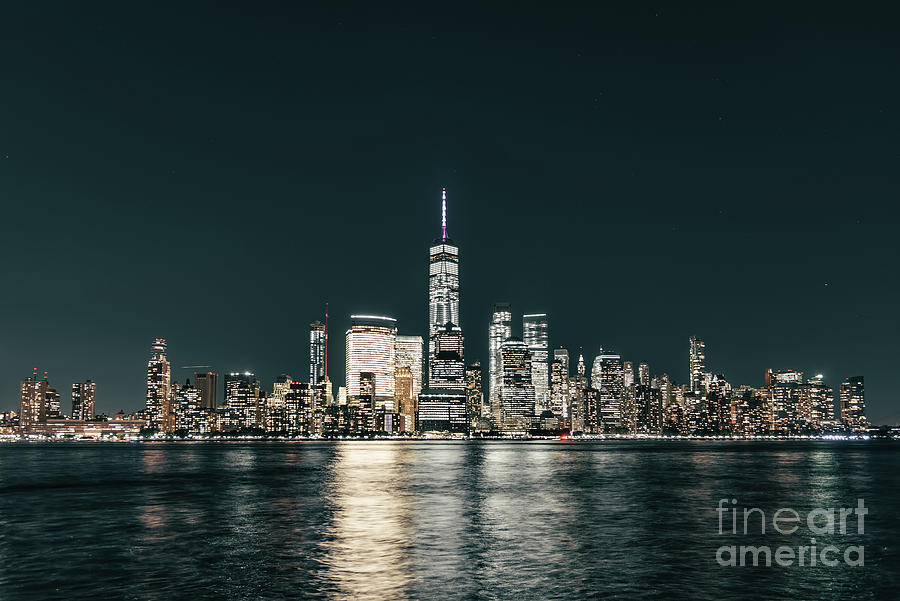 Lower Manhattan Skyline, New York Photograph by Wenjie Dong