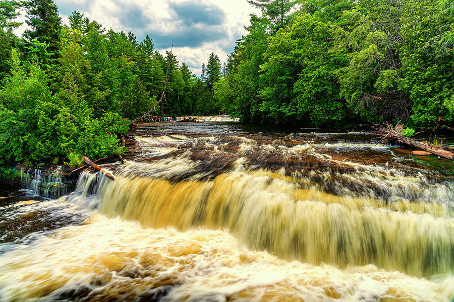 Lower Tahquamenon Falls UP Michigan GRK5227 Photograph by Greg Kluempers