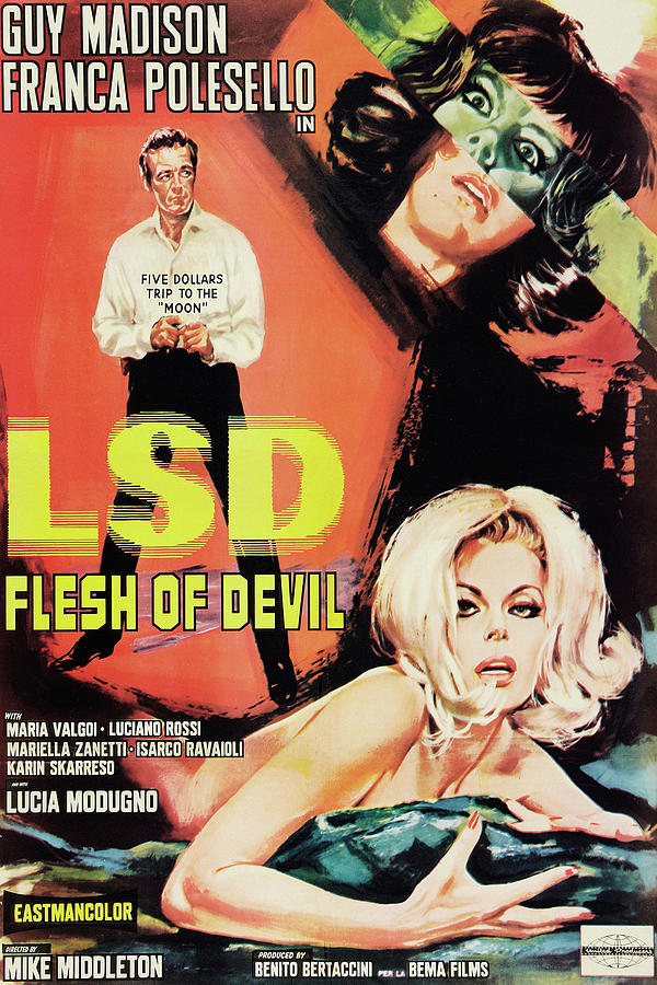LSD: Flesh of the Devil Painting by Unknown