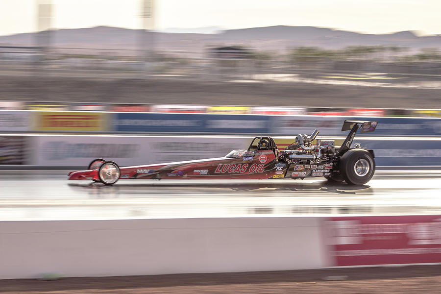 Lucas Oil Dragster Photograph by Darrell Foster