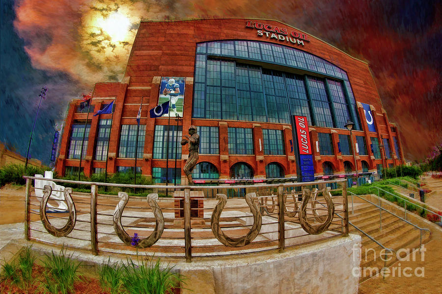 Lucas Oil Stadium - Indianapolis, IN Photograph by Blake Richards