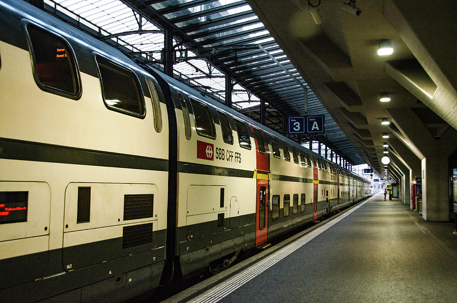 Lucern Switzerland Train Station Photograph by Douglas Wielfaert