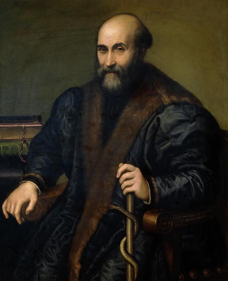 Lucia Anguissola / Pietro Manna, doctor of Cremona, 1557, Italian School. PIETRO MARIA DE CREMONA. Painting by Lucia Anguissola -c 1536-antes 1568- Lucia Anguissola / Pietro Manna, doctor of Cremona, 1557, Italian School. PIETRO MARIA DE CREMONA. Painting by Lucia Anguissola -c 1536-antes 1568-