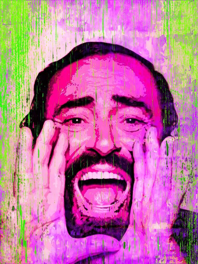 Luciano Pavarotti Digital Art by Jonathan Palgon | Fine Art America