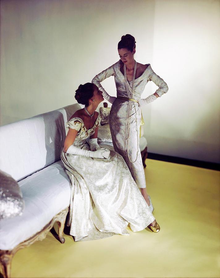 Lucile Carhart And Mrs. Dixon Boardman Photograph by Horst P. Horst