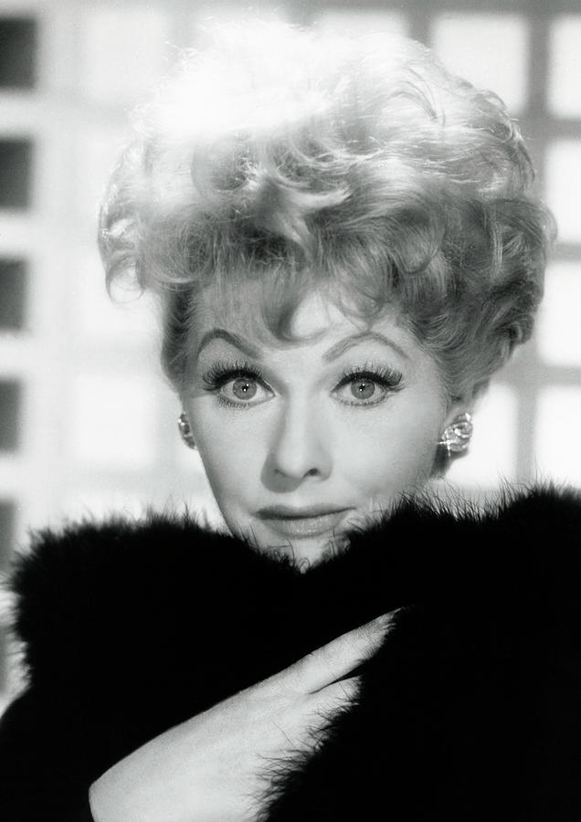 Lucille Ball Elegant Glamour Portrait Photograph by Globe Photos | Pixels