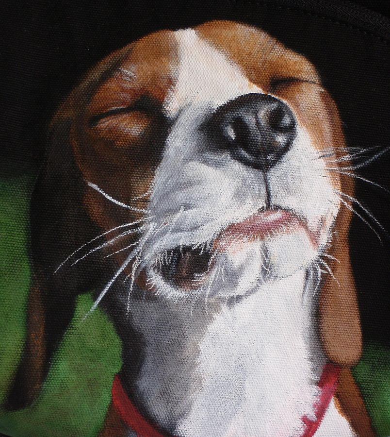 Beagle Painting - Lucille by Carol Russell
