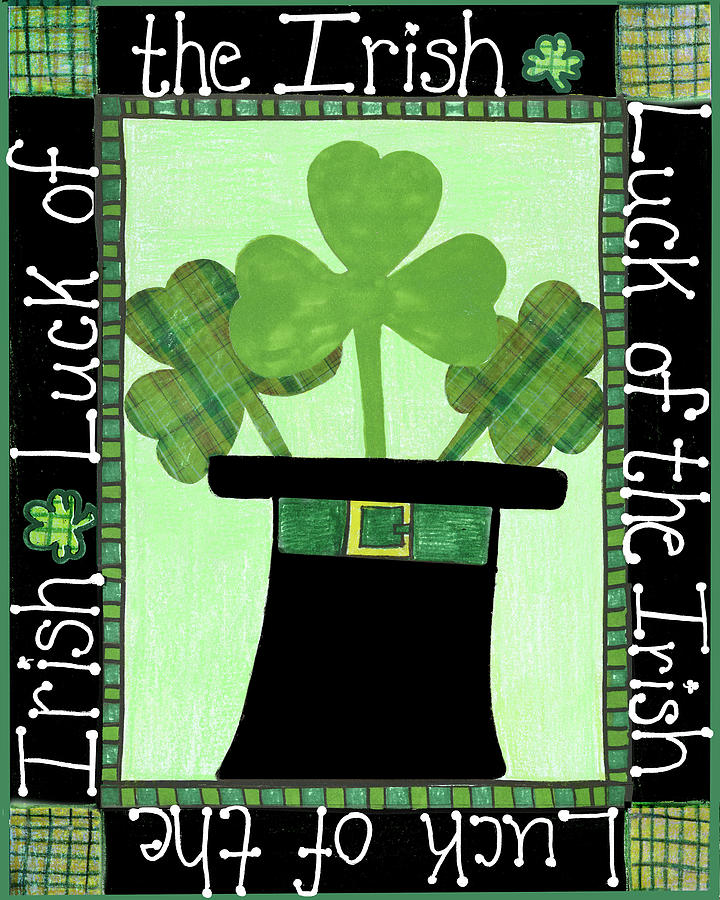 St Patricks Day Digital Art - Luck O Irish by Ali Lynne