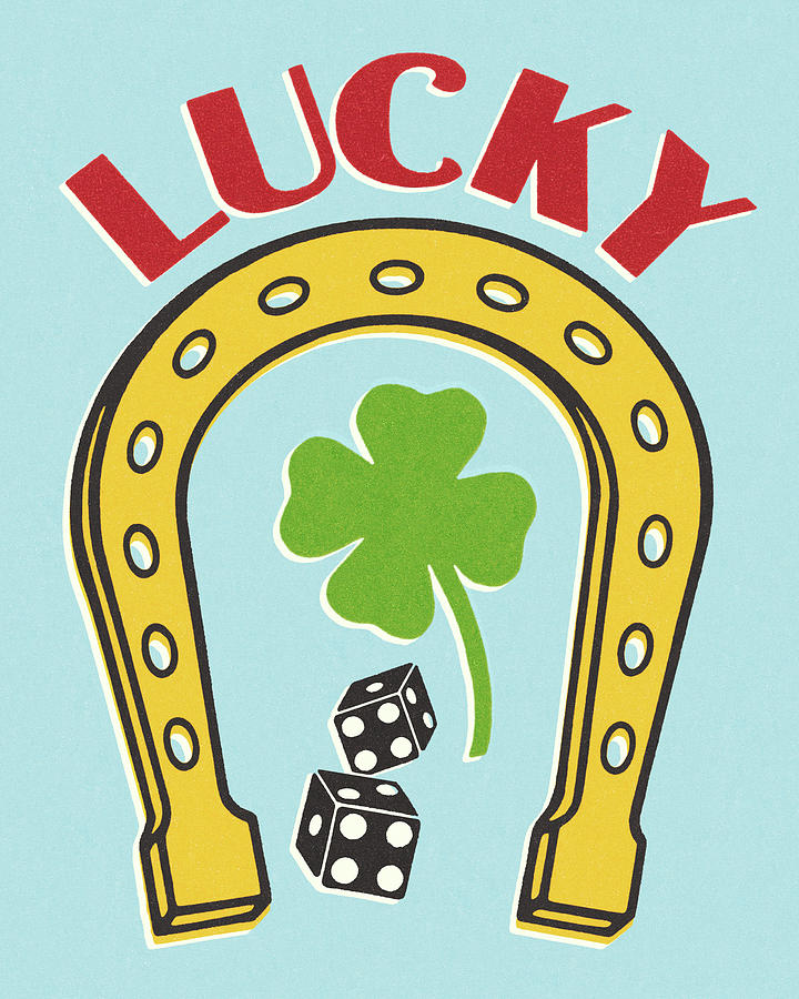 Dice Drawing - Lucky Charms by CSA Images